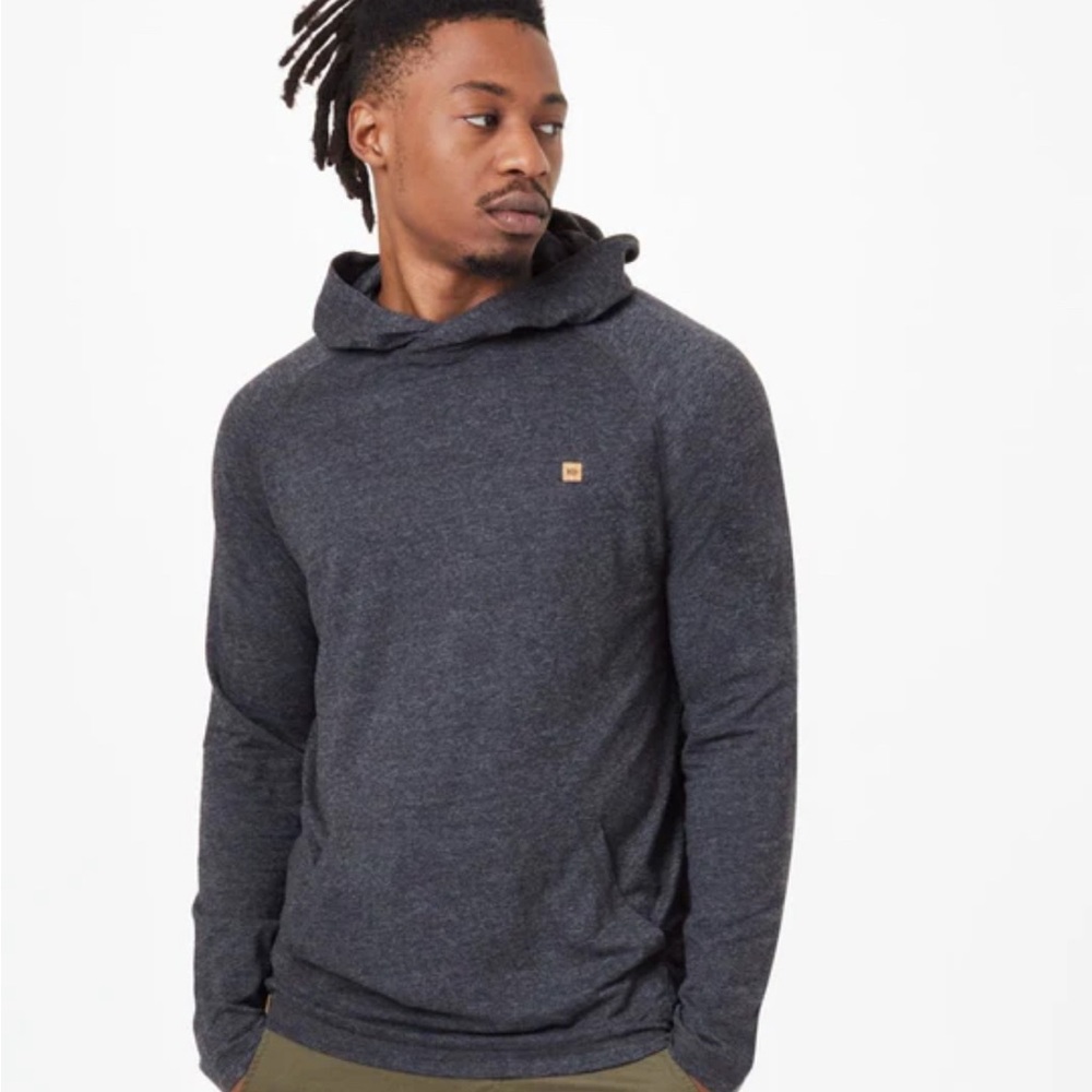 Tentree Hemp Boulder Hooded Long Sleeve Sz S